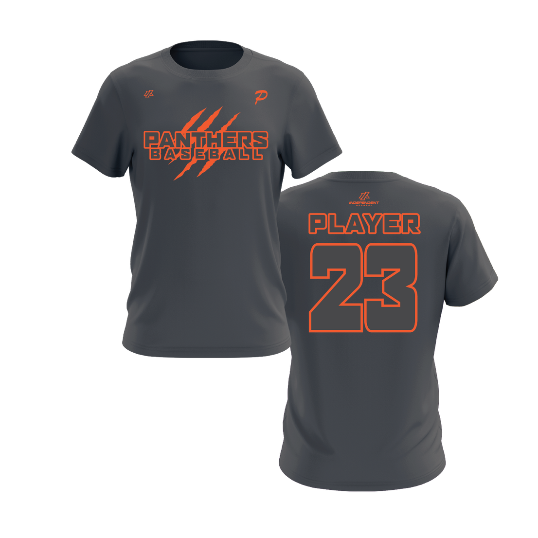 Swisher 8U Panthers Claw Logo Short Sleeve Shirt