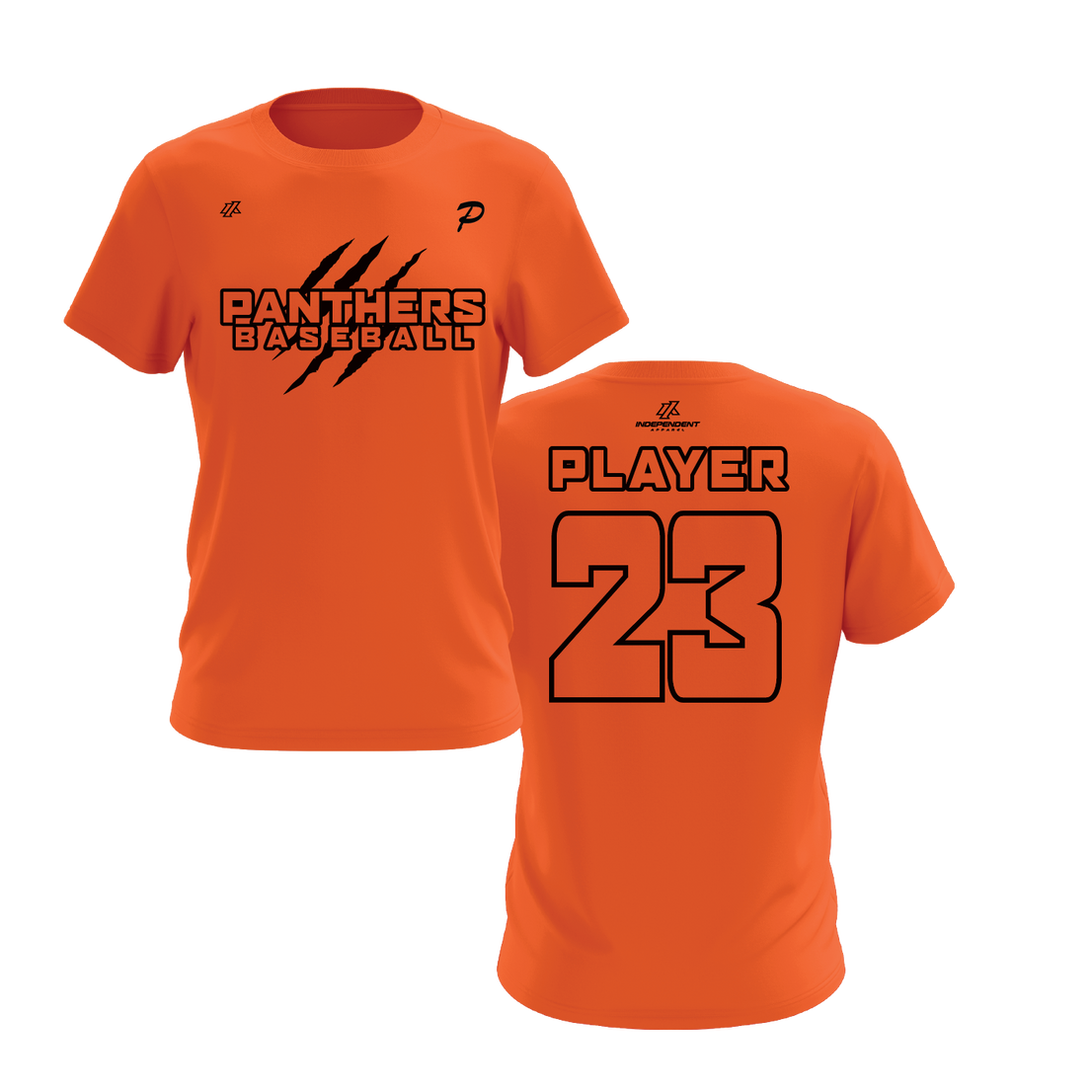 Swisher 8U Panthers Claw Logo Short Sleeve Shirt