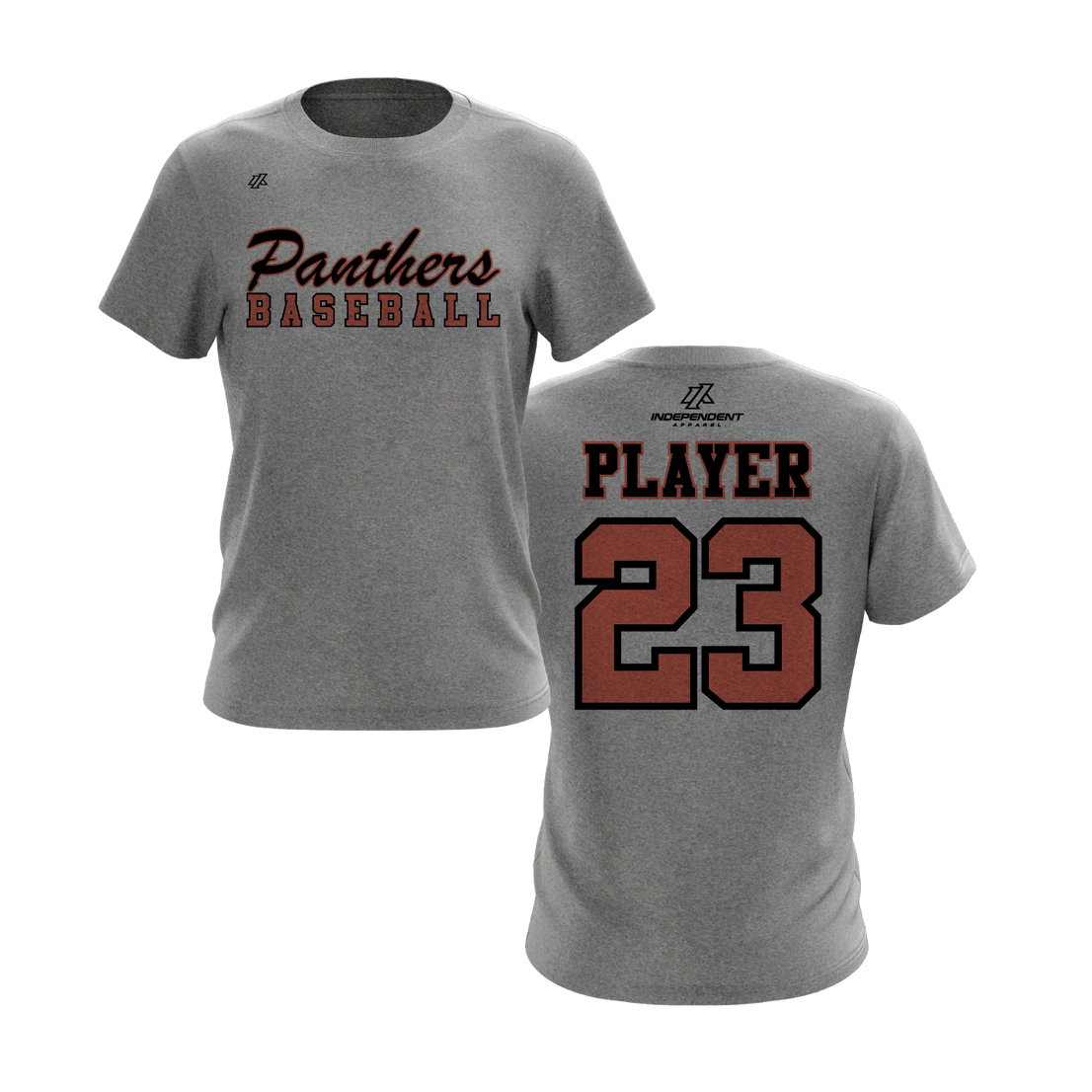 Swisher 8U Panthers Baseball Logo Short Sleeve Shirt