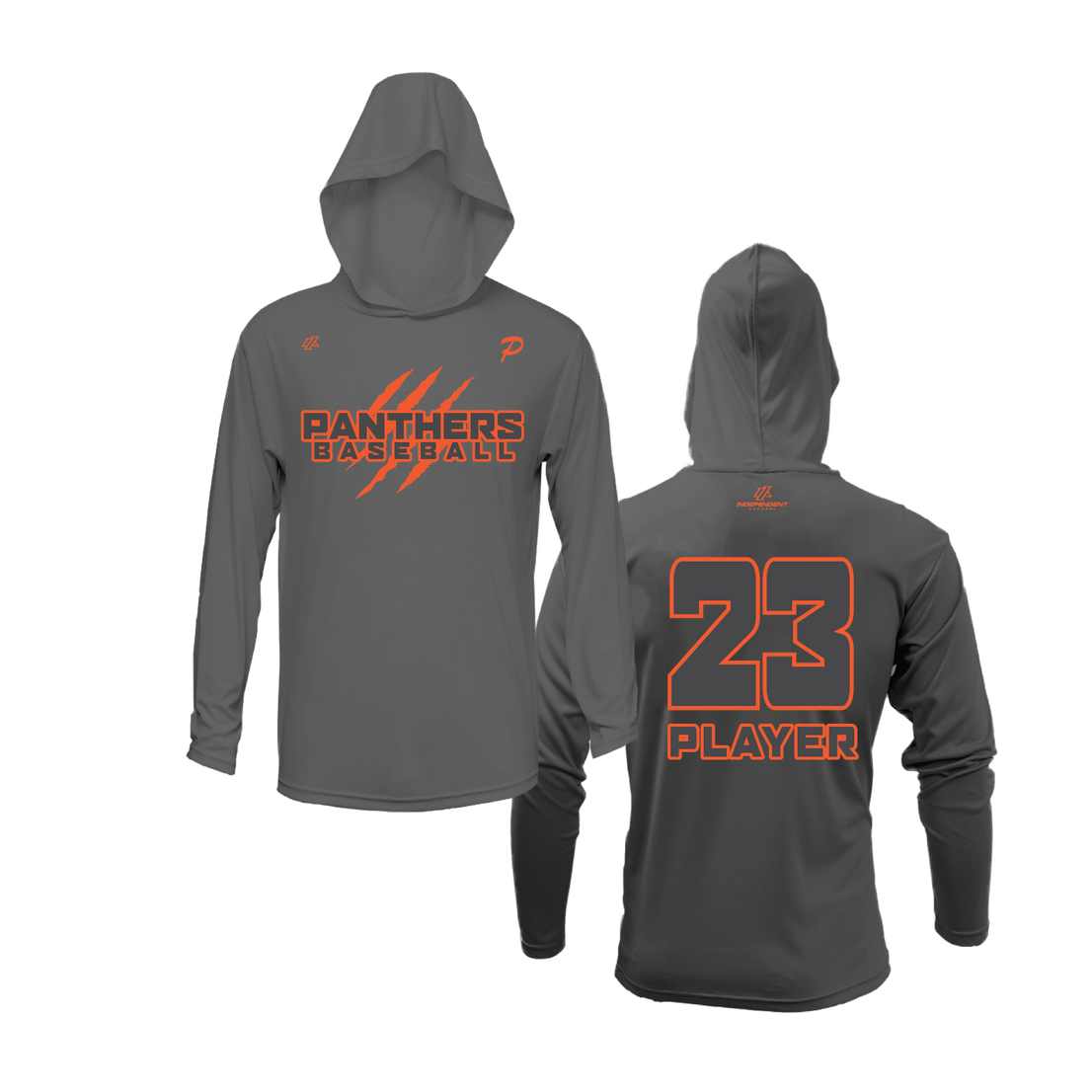 Swisher 8U Panthers Claw Logo Lightweight Hoodie
