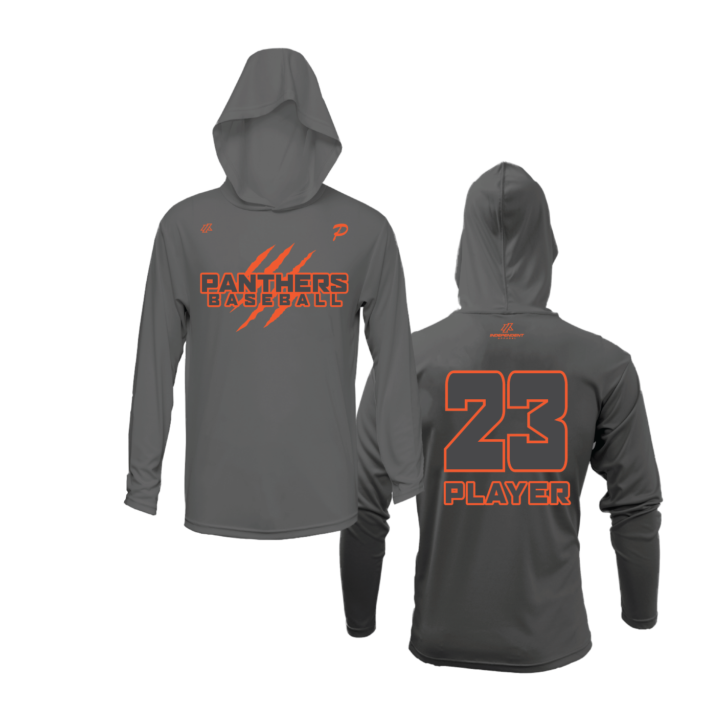 Swisher 8U Panthers Claw Logo Lightweight Hoodie
