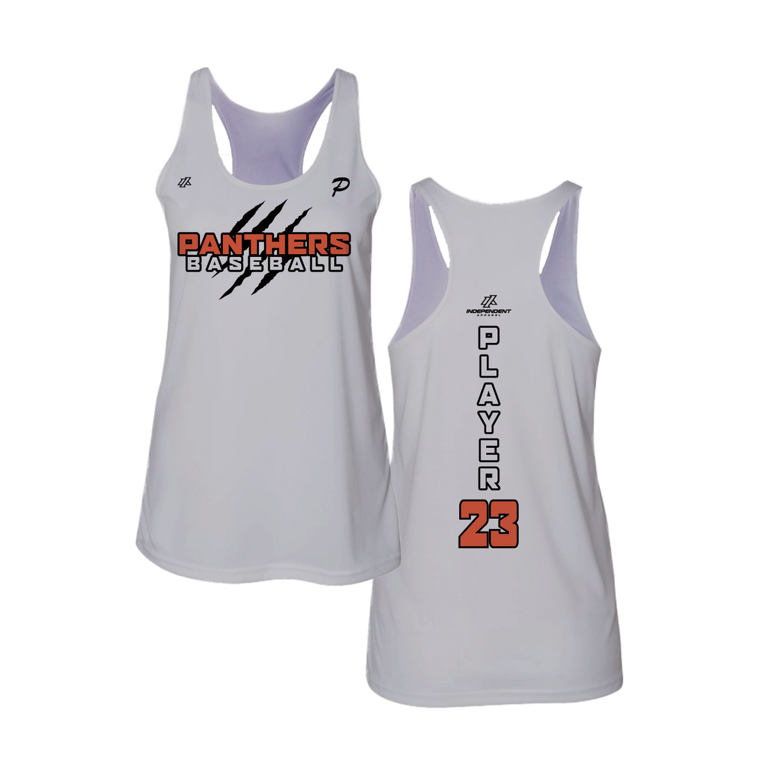 Swisher 8U Panthers Claw Logo Women's Tank Top