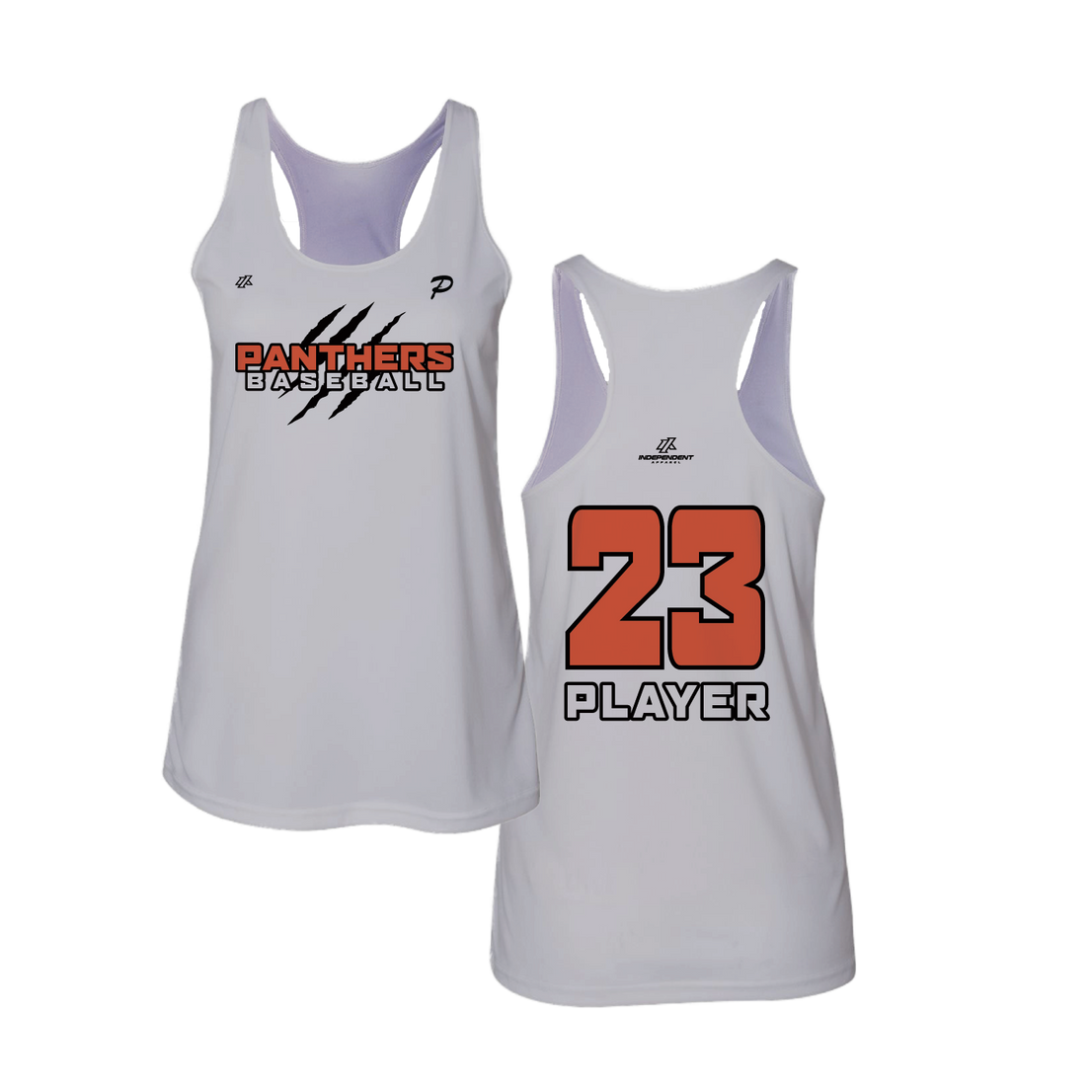 Swisher 8U Panthers Claw Logo Women's Tank Top