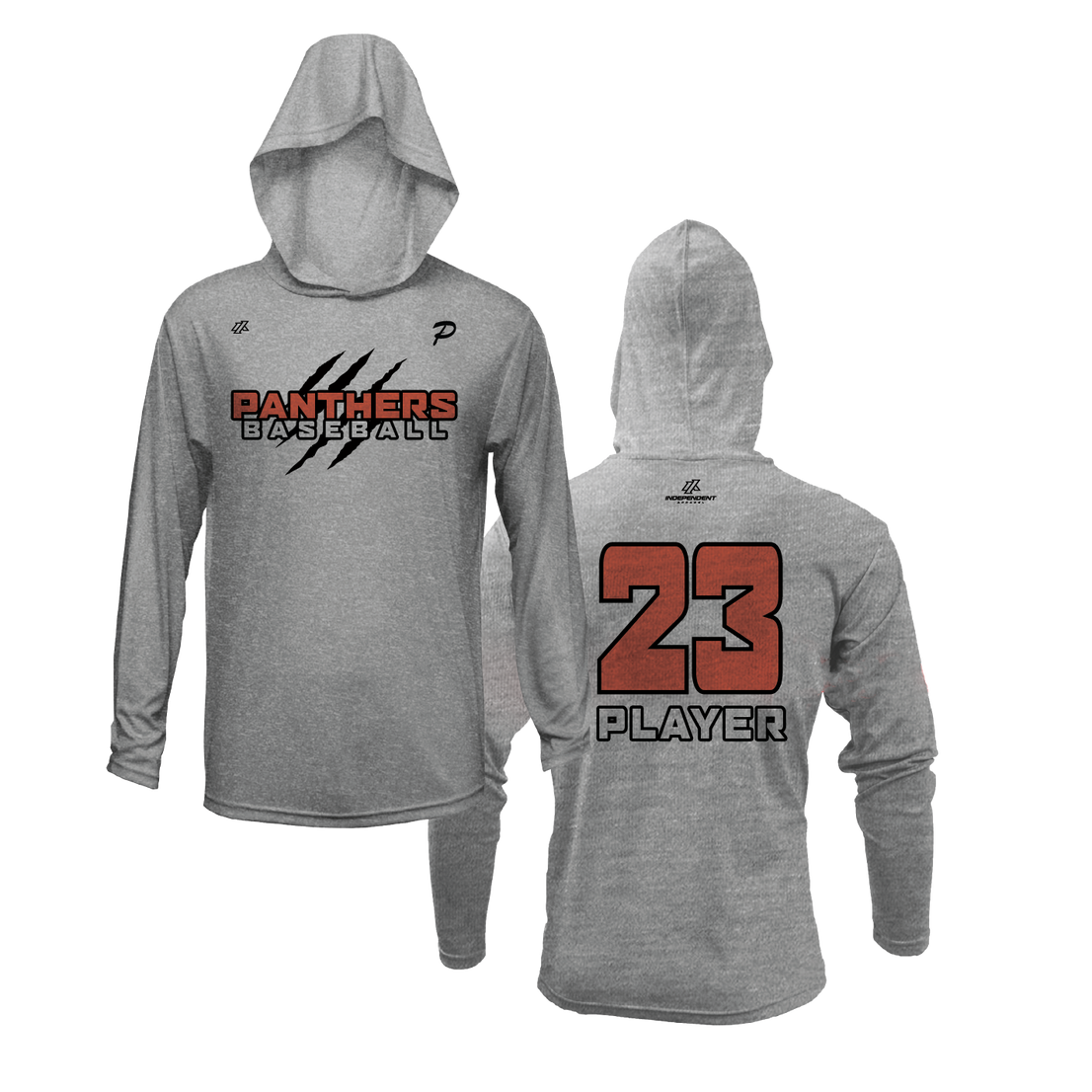 Swisher 8U Panthers Claw Logo Lightweight Hoodie