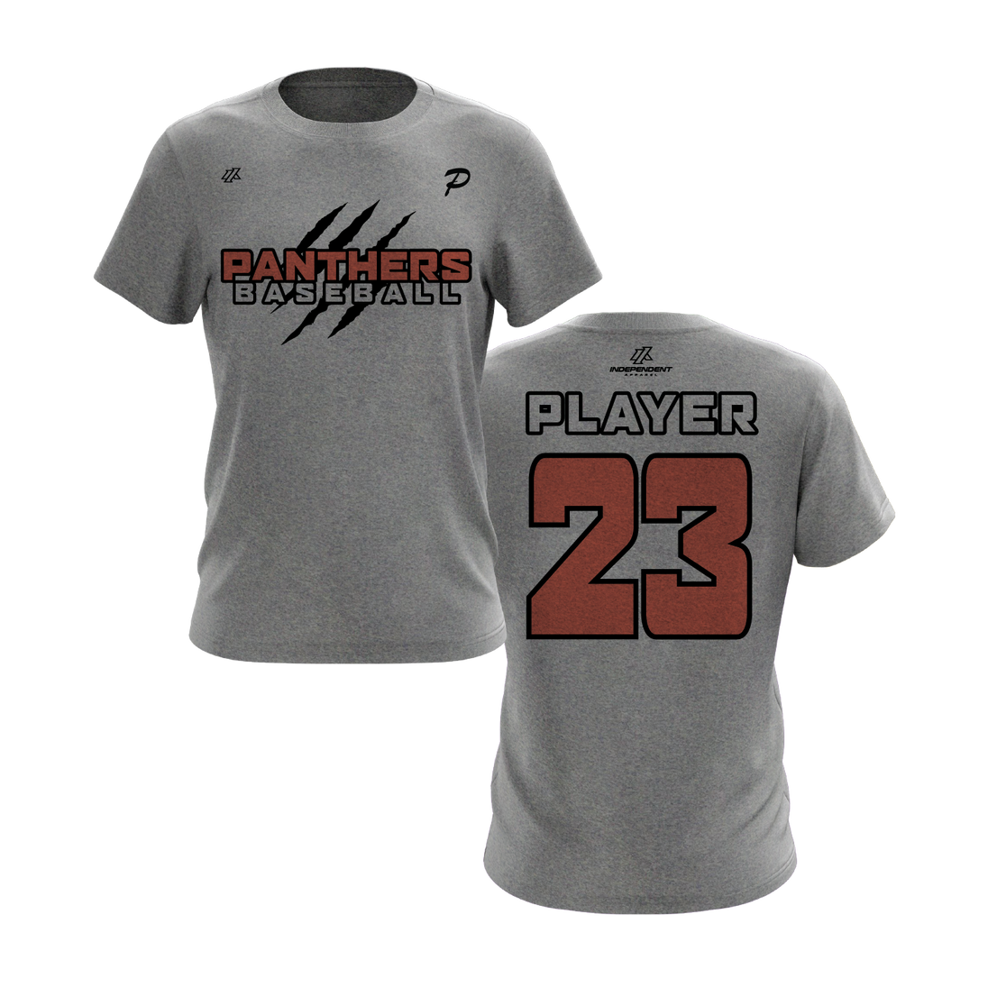 Swisher 8U Panthers Claw Logo Short Sleeve Shirt