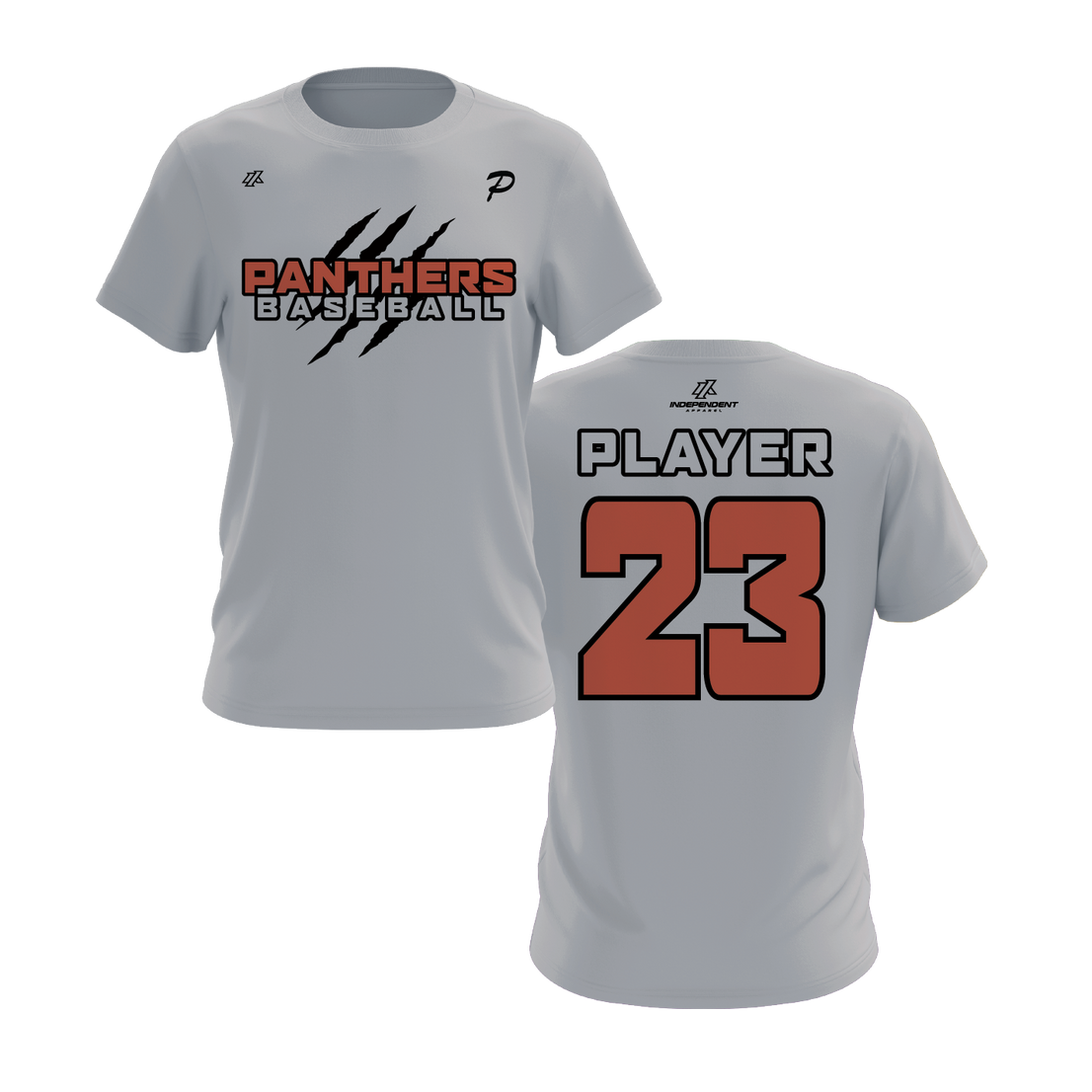 Swisher 8U Panthers Claw Logo Short Sleeve Shirt