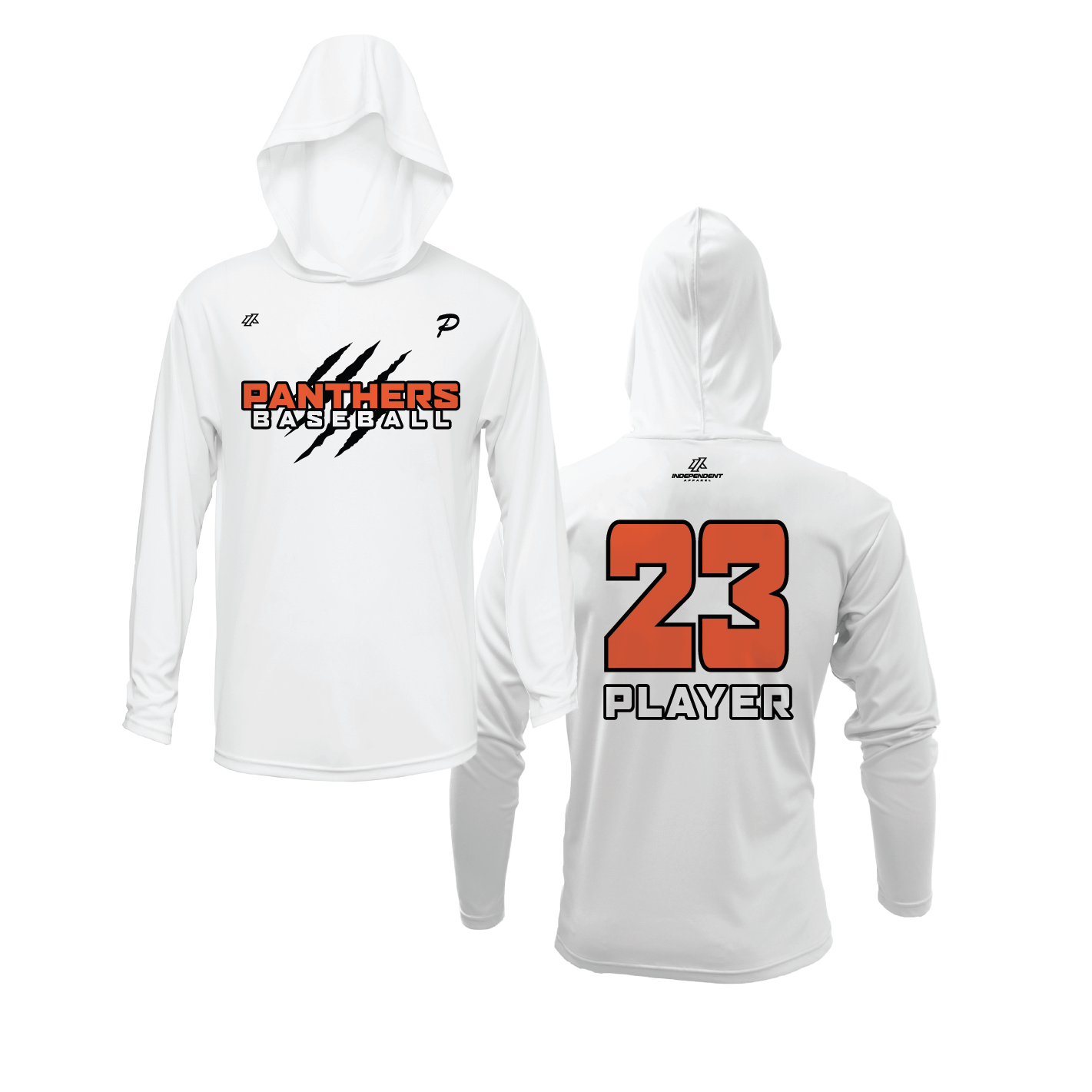 Swisher 8U Panthers Claw Logo Lightweight Hoodie
