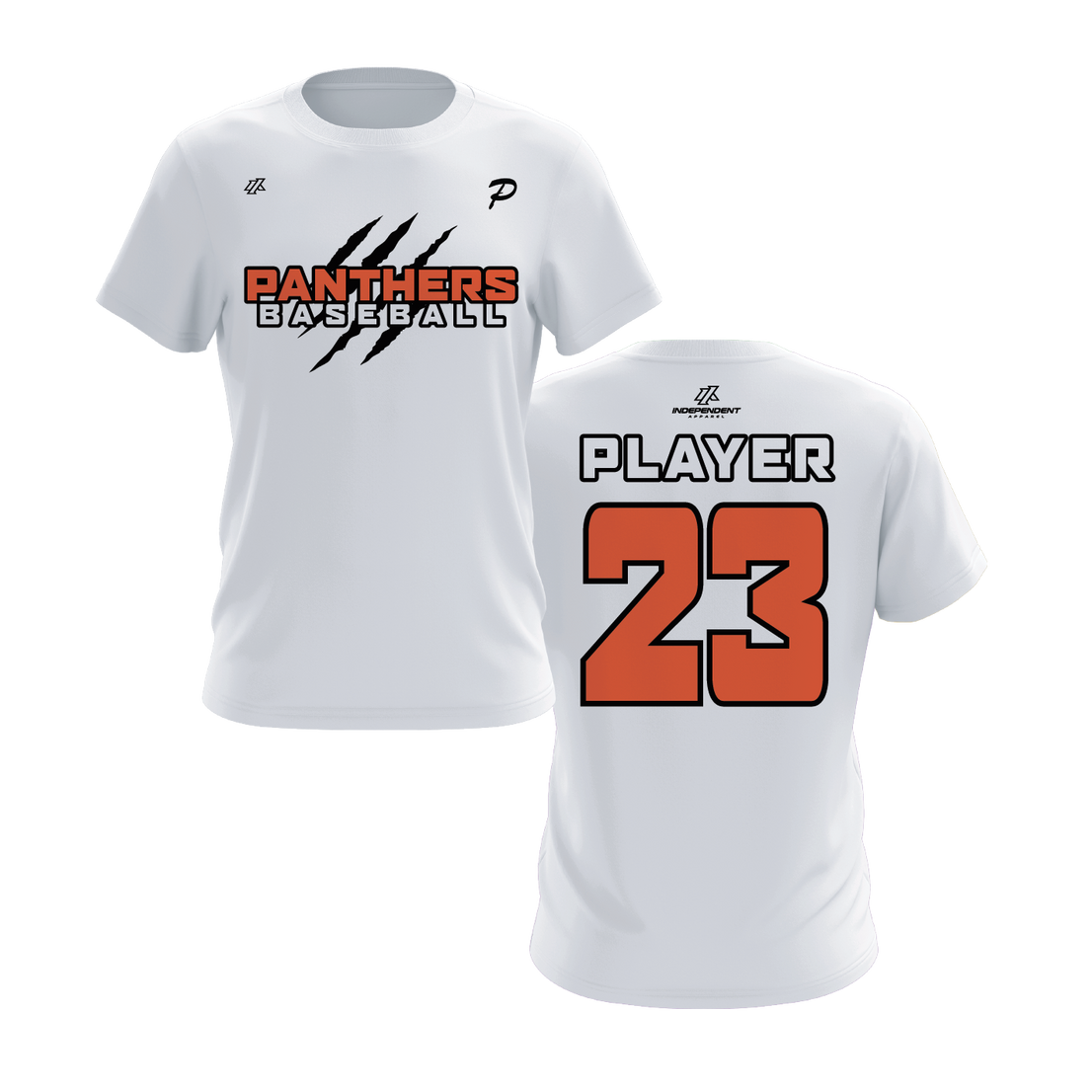 Swisher 8U Panthers Claw Logo Short Sleeve Shirt