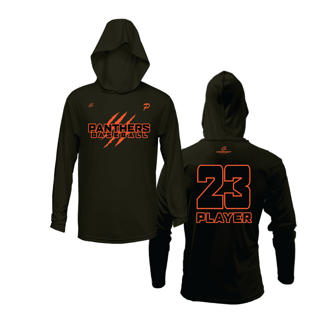 Swisher 8U Panthers Claw Logo Lightweight Hoodie