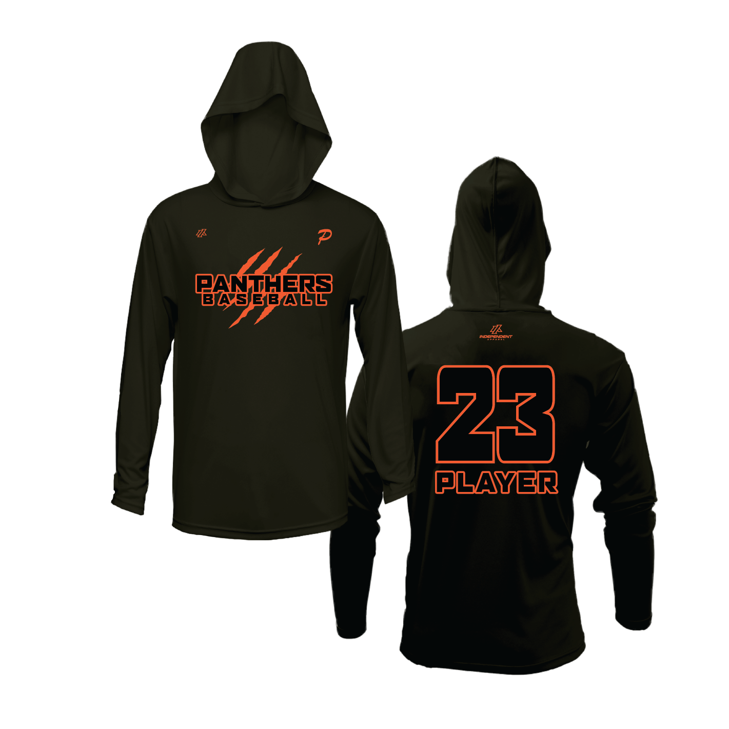 Swisher 8U Panthers Claw Logo Lightweight Hoodie