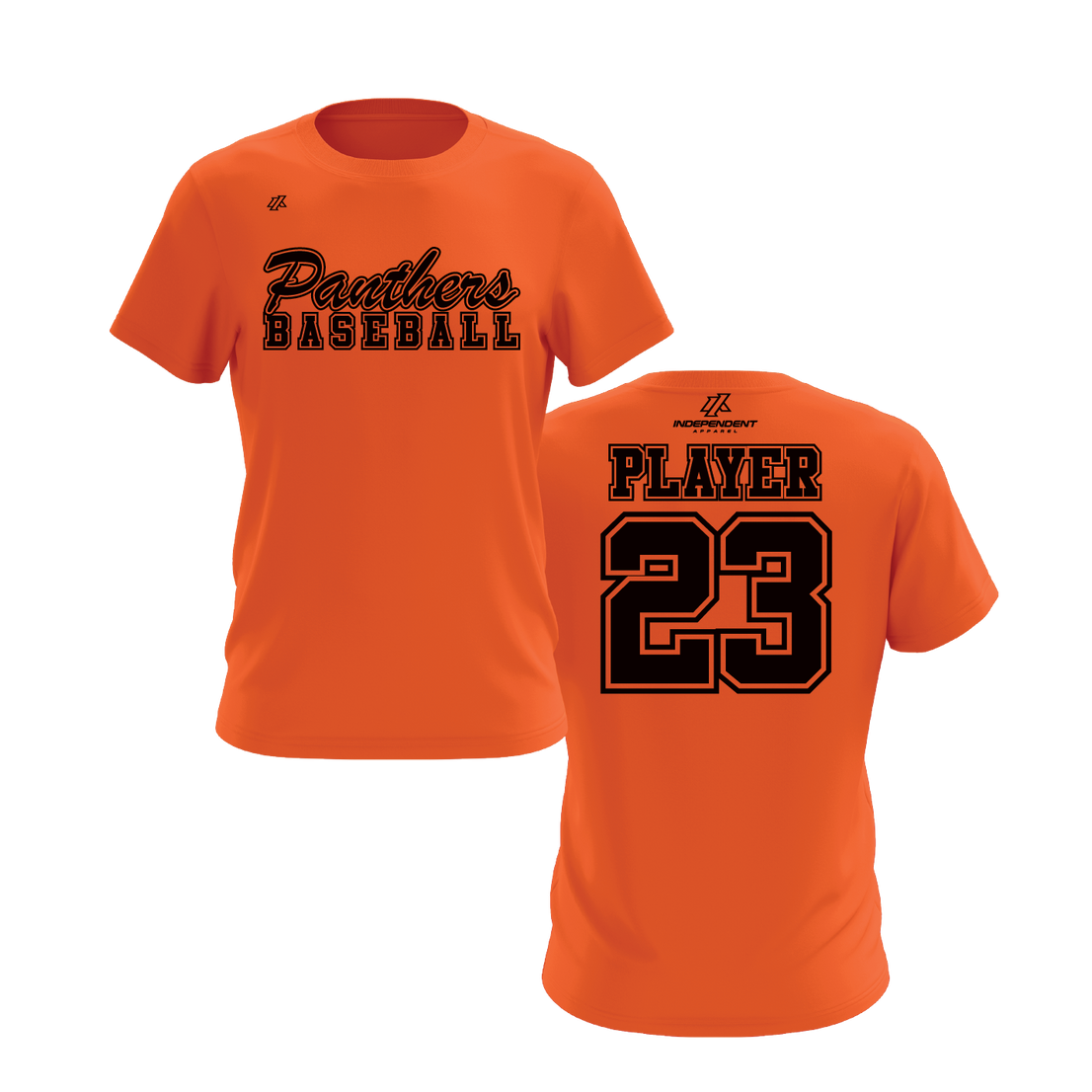 Swisher 8U Panthers Baseball Logo Short Sleeve Shirt
