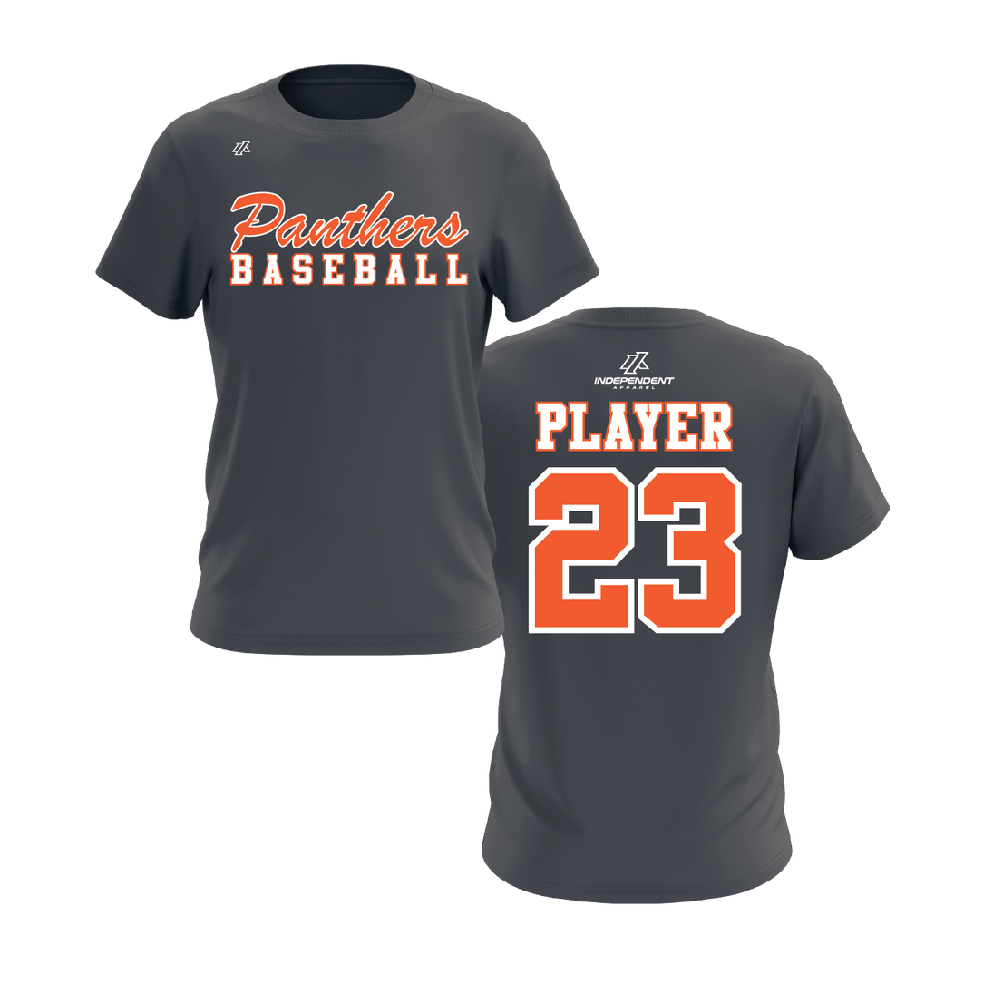 Swisher 8U Panthers Baseball Logo Short Sleeve Shirt