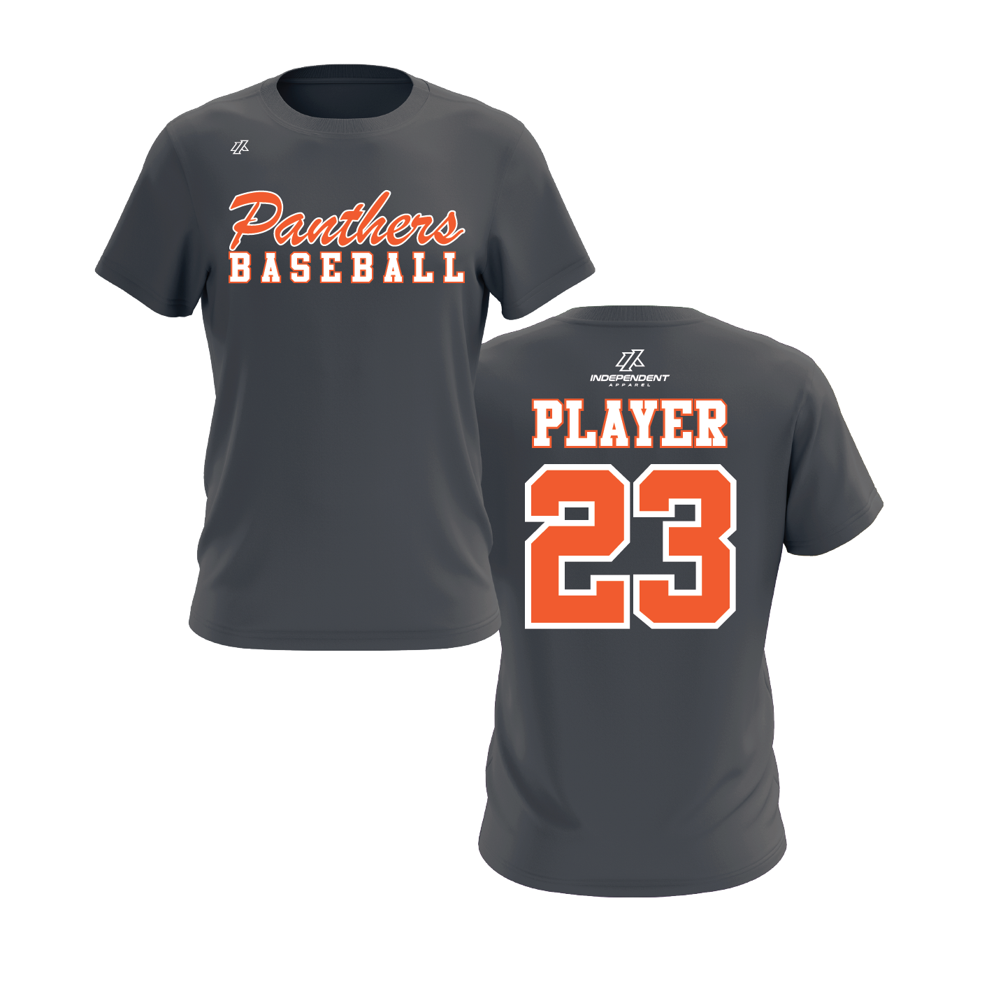 Swisher 8U Panthers Baseball Logo Short Sleeve Shirt