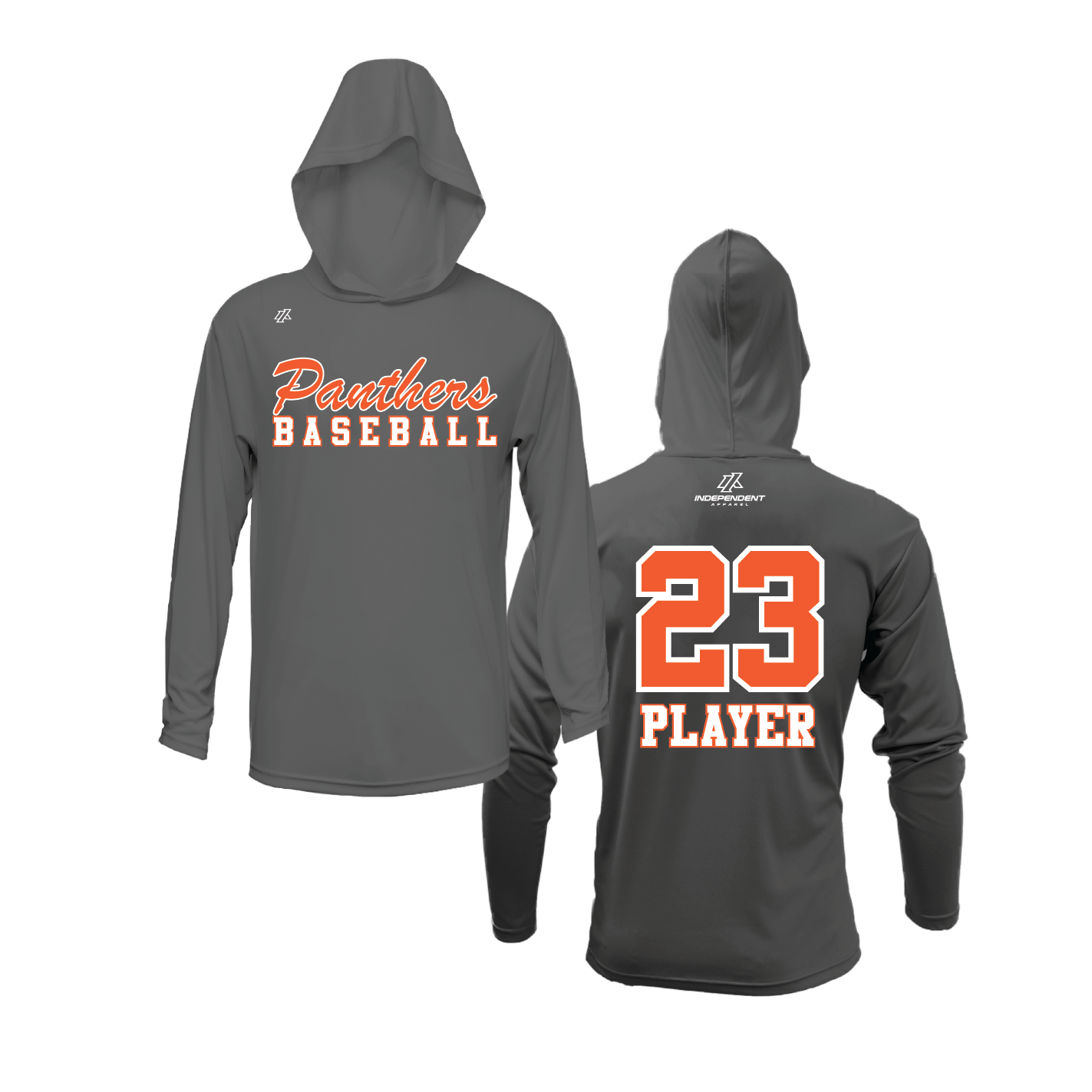 Swisher 8U Panthers Baseball Logo Lightweight Hoodie