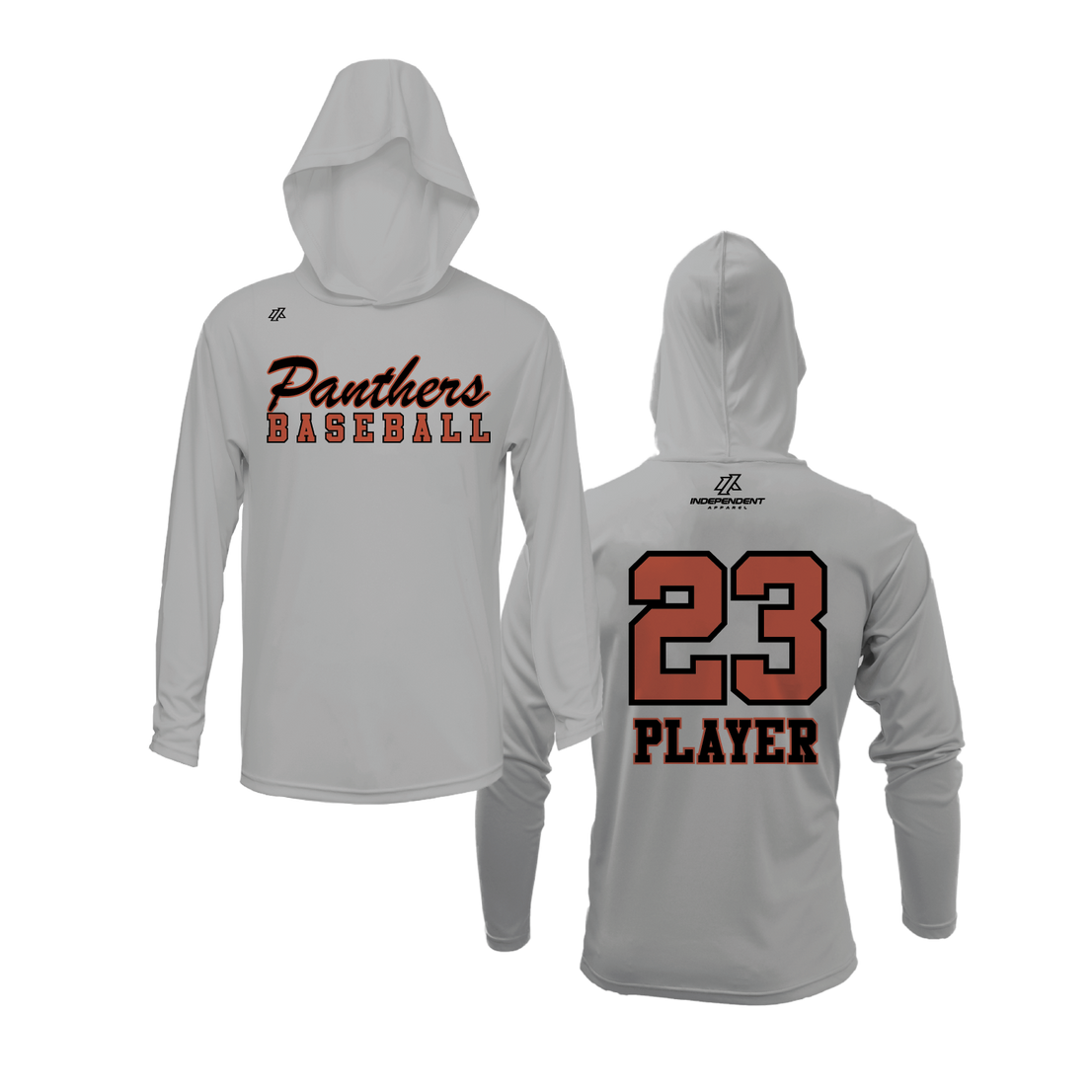 Swisher 8U Panthers Baseball Logo Lightweight Hoodie