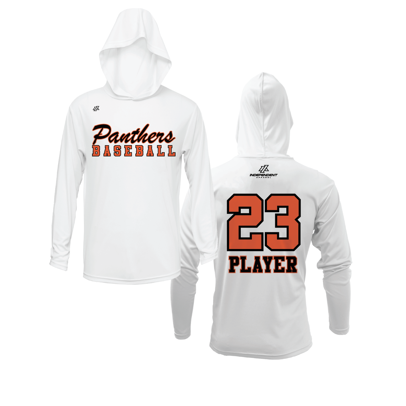 Swisher 8U Panthers Baseball Logo Lightweight Hoodie