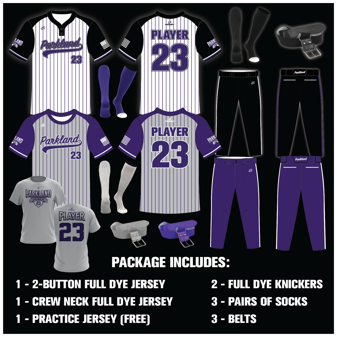 Parkland Power Wilson 12U Player Package