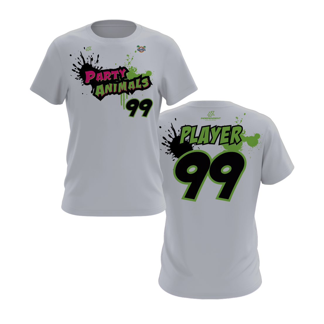 WBD Party Animals Logo Short Sleeve Shirt