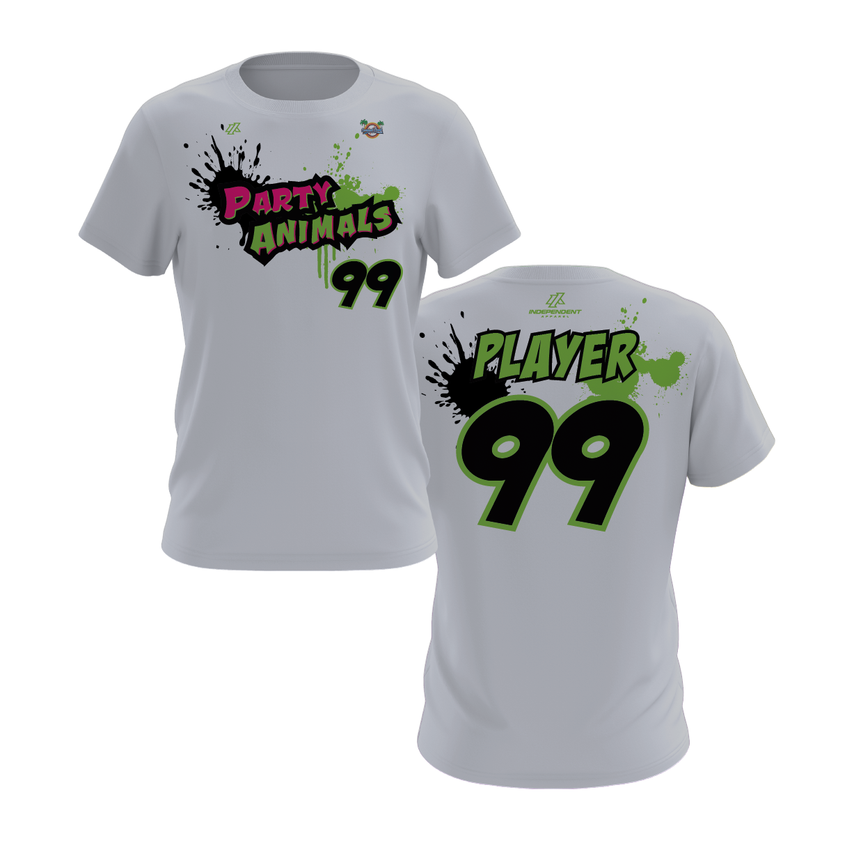 WBD Party Animals Logo Short Sleeve Shirt