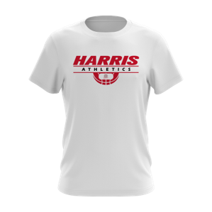 HARRIS ATHLETICS WHITE SHORT SLEEVE DRY FIT