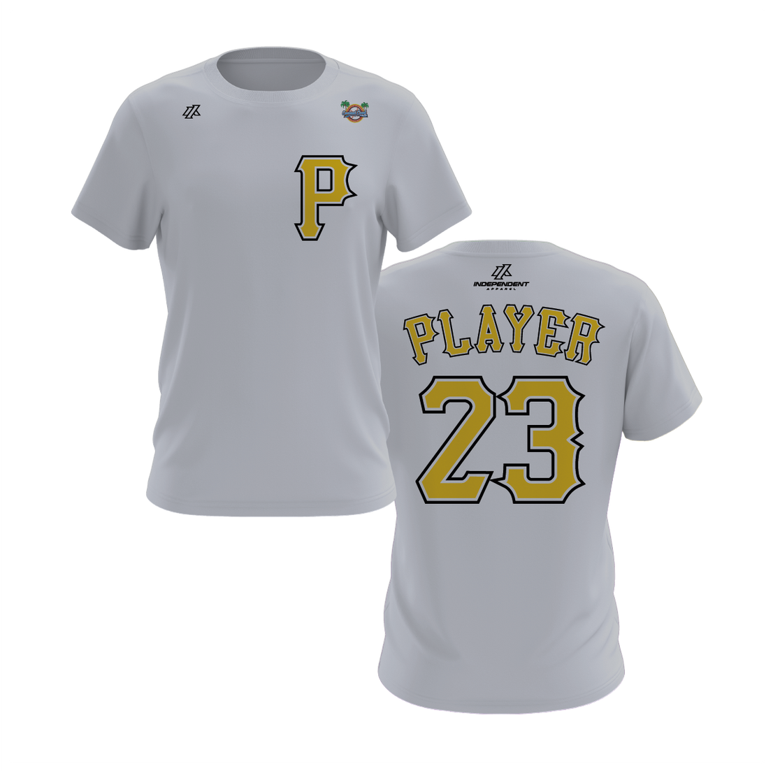 CCLL Pirates P Logo Short Sleeve Shirt