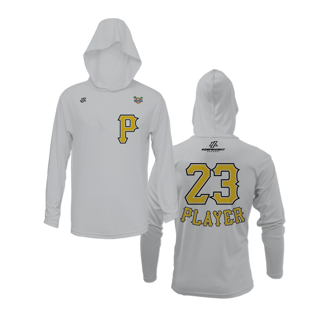 CCLL Pirates P Logo Lightweight Hoodie