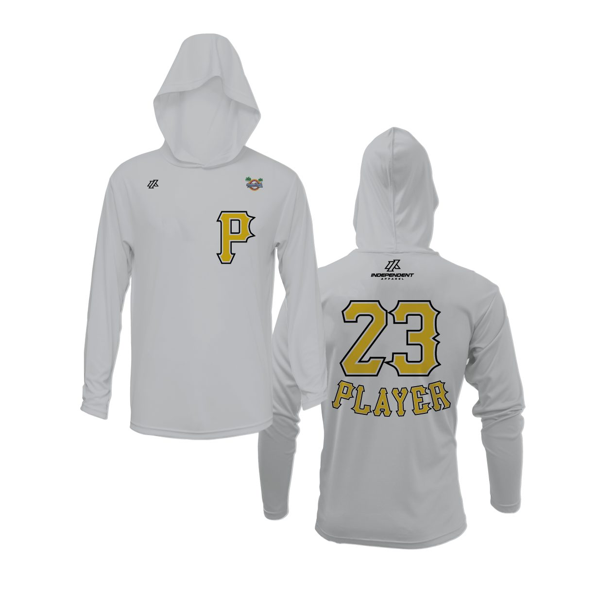 CCLL Pirates P Logo Lightweight Hoodie