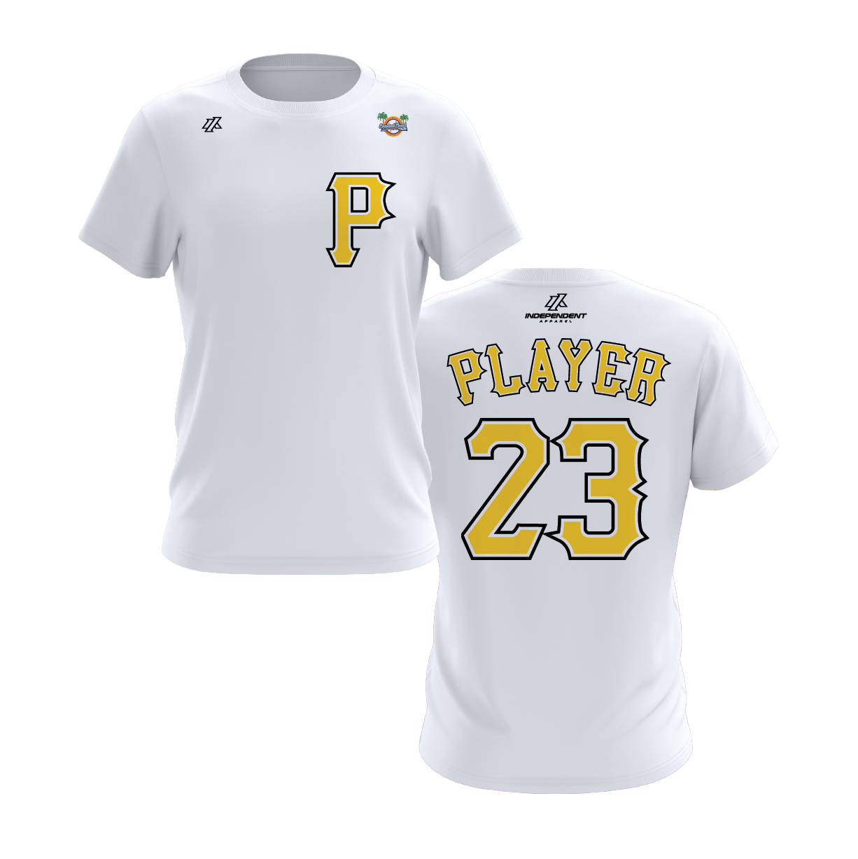 CCLL Pirates P Logo Short Sleeve Shirt