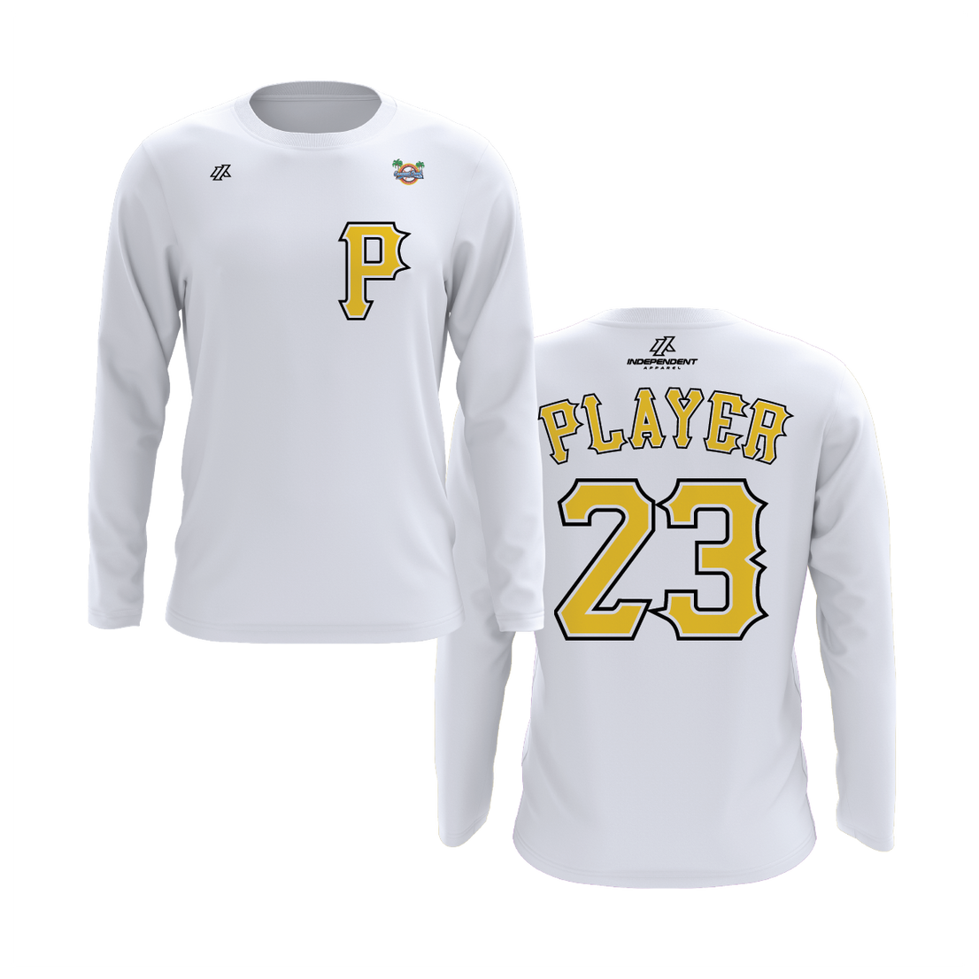 CCLL Pirates P Logo Long Sleeve Shirt