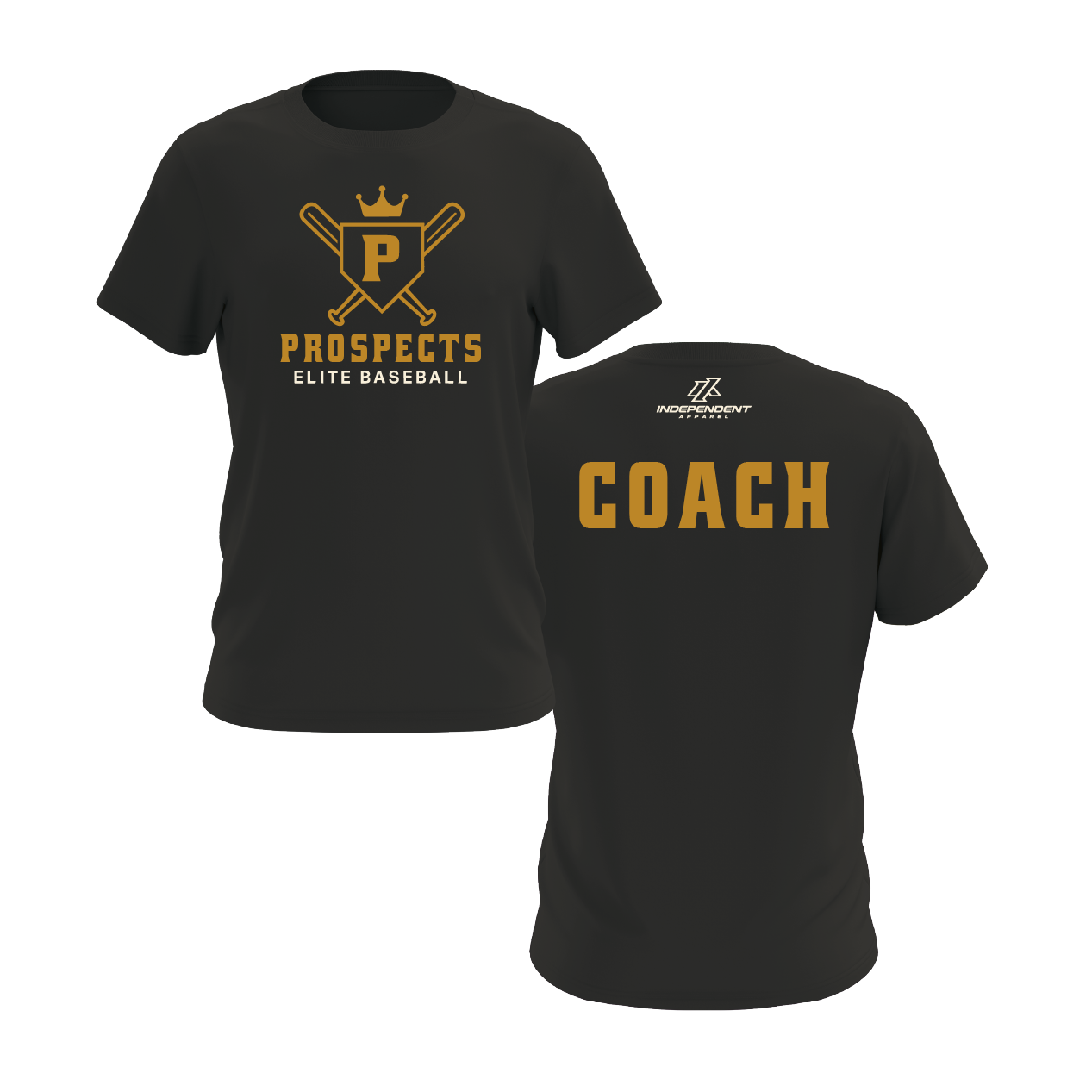 PROSPECTS BASEBALL COACH BLACK DRY FIT JERSEY