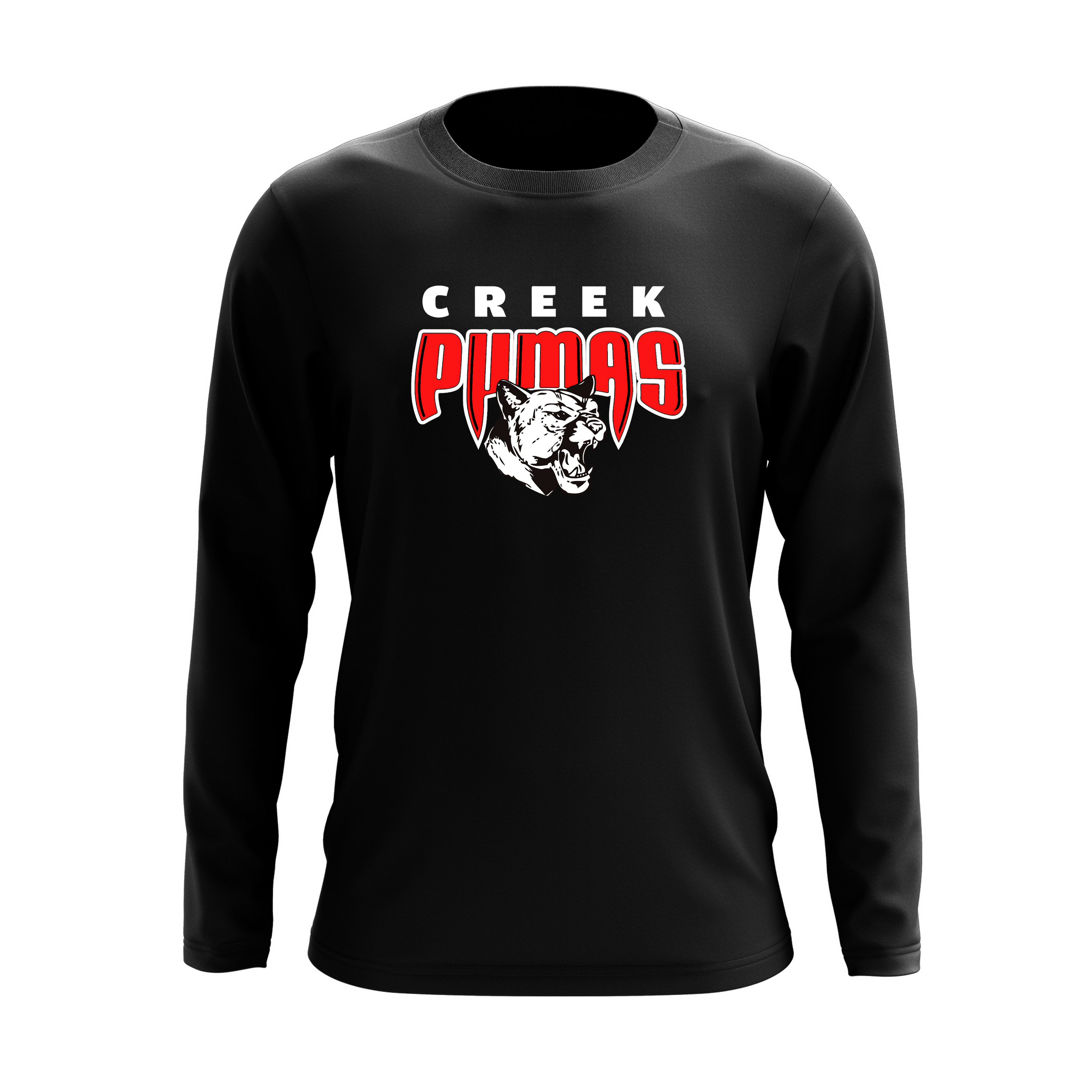 CCLL Pumas Logo Black Long Sleeve Shirt