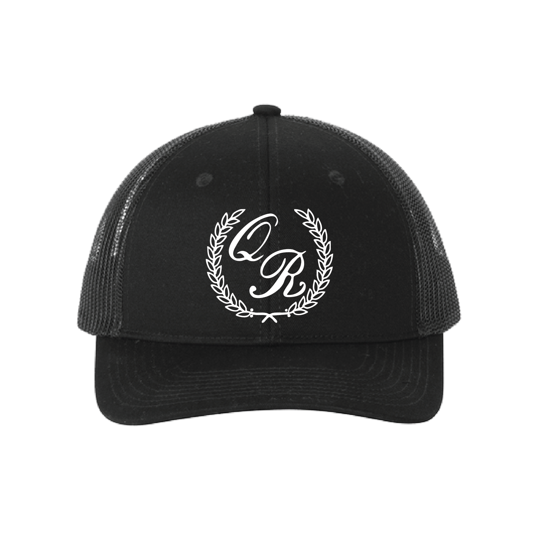 Quail Run Black Ponytail Snapback Hat