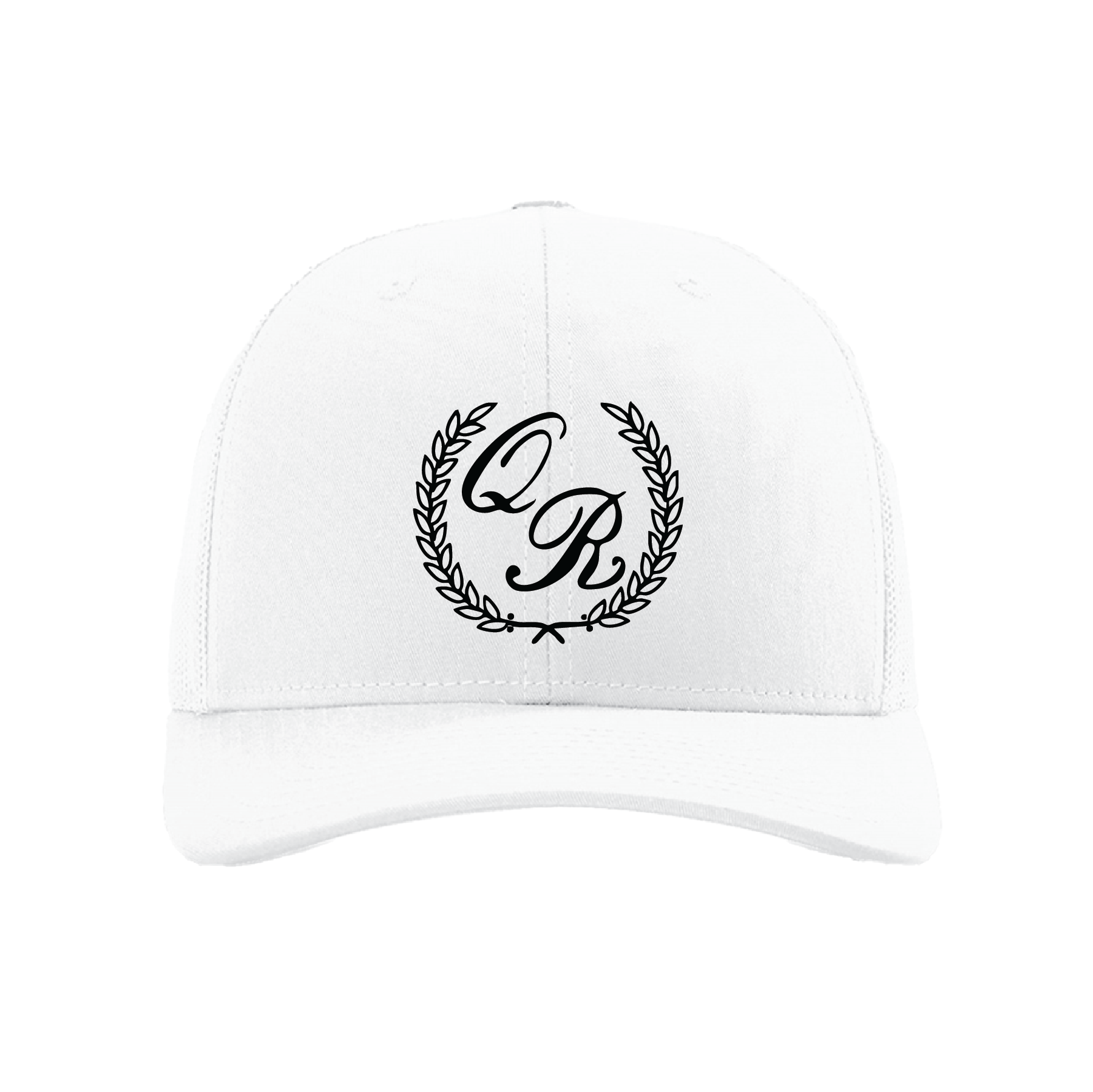 Quail Run White Snapback Hat