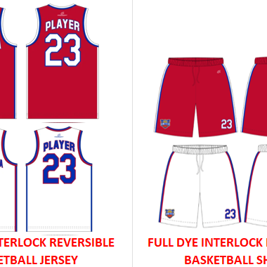 SF UNITED BASKETBALL REVERSIBLE UNIFORM SET