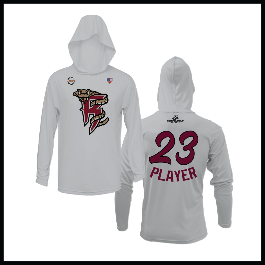 WBYB Fall '25 Rattlers Mascot Lightweight Hoodie