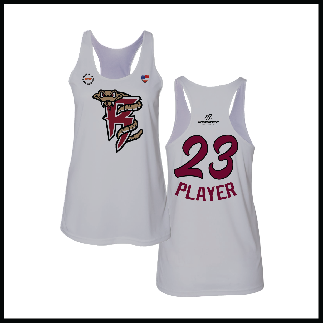 WBYB Fall '25 Rattlers Mascot Women’s Tank Top