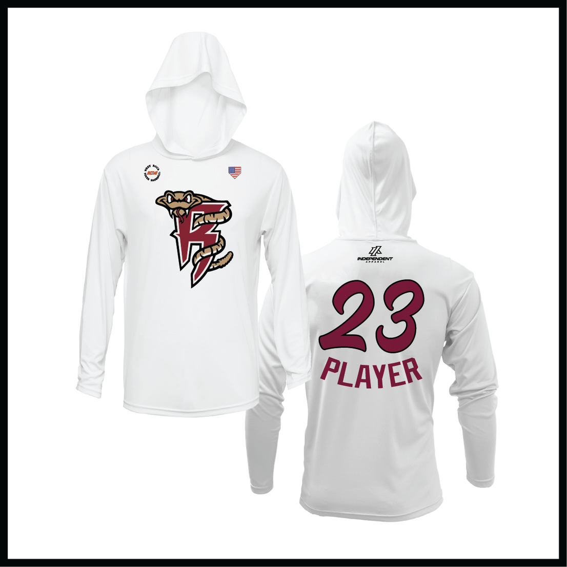 WBYB Fall '25 Rattlers Mascot Lightweight Hoodie