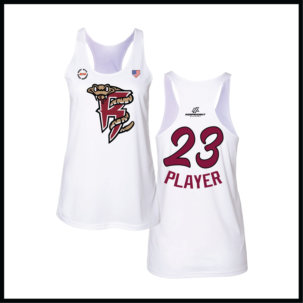 WBYB Fall '25 Rattlers Mascot Women’s Tank Top