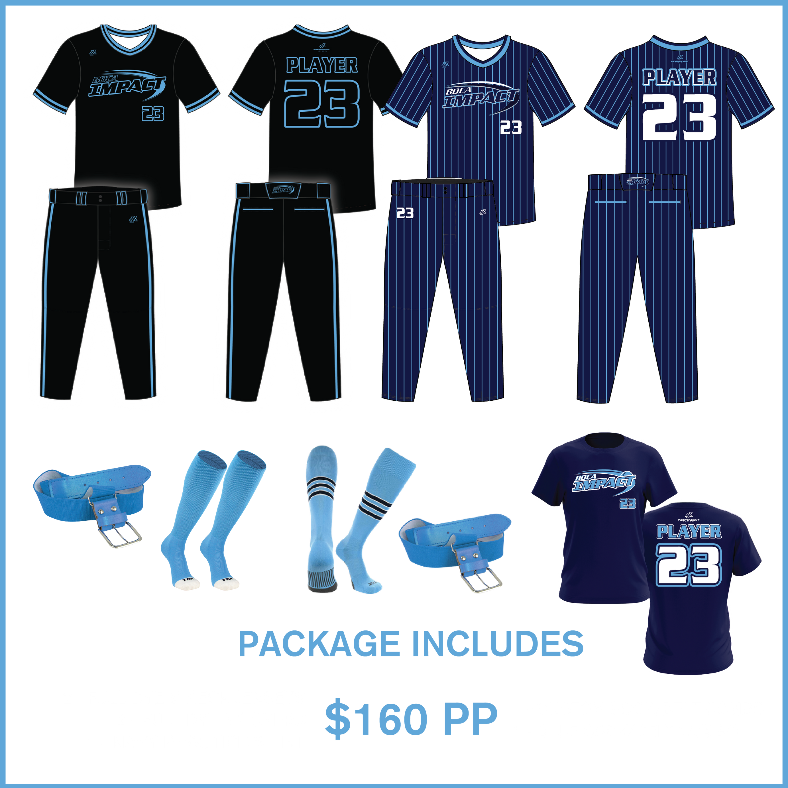Ray 12U Fall 2026 Player Package