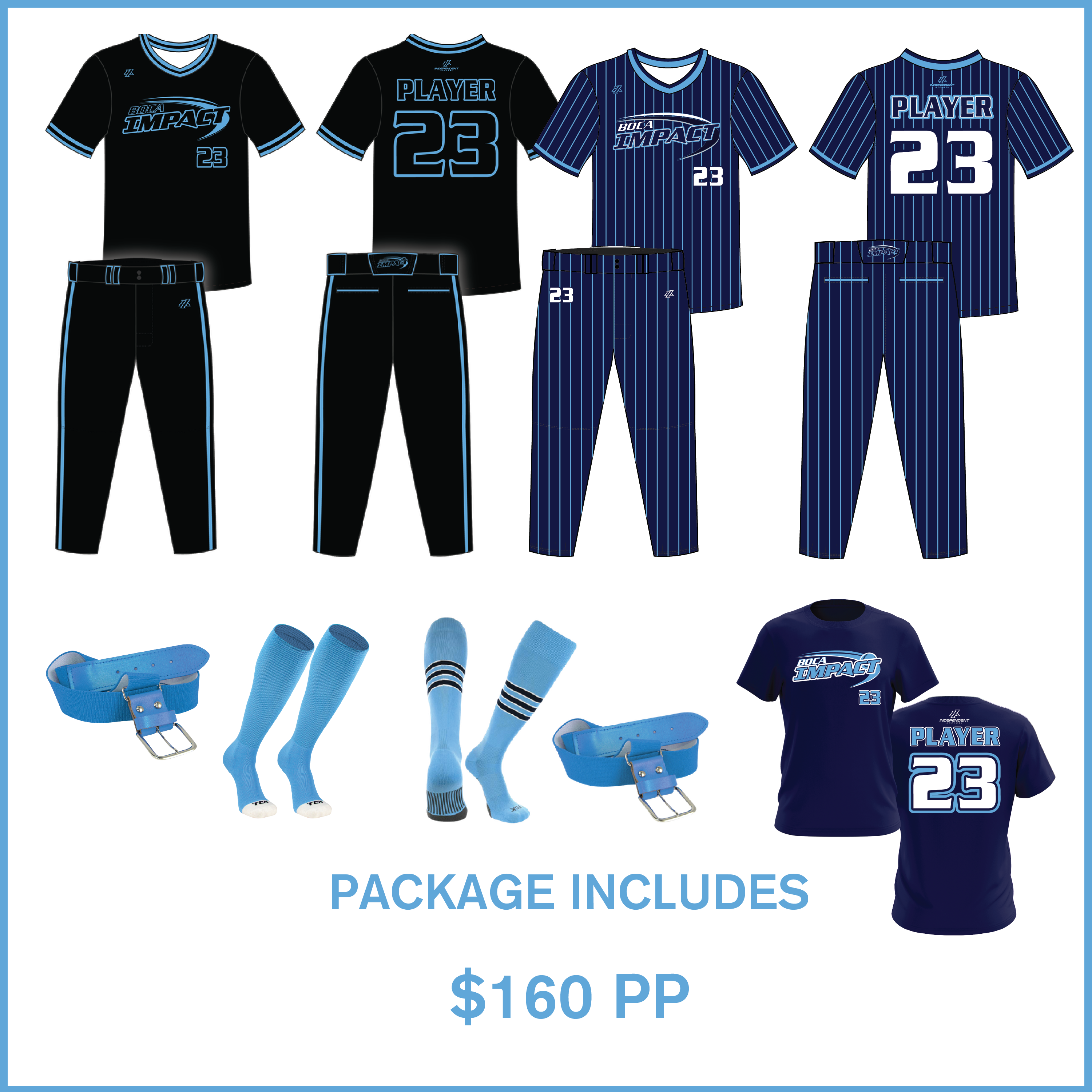 Ray 12U Fall 2026 Player Package