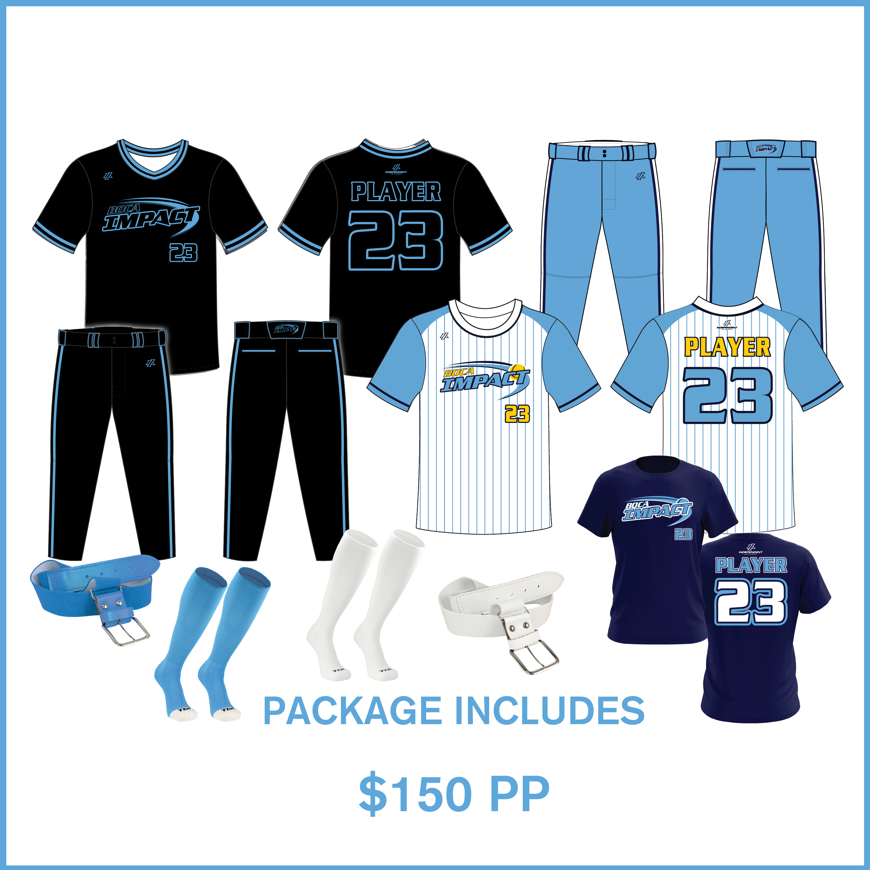 Ray 12U Fall 2025 Player Package