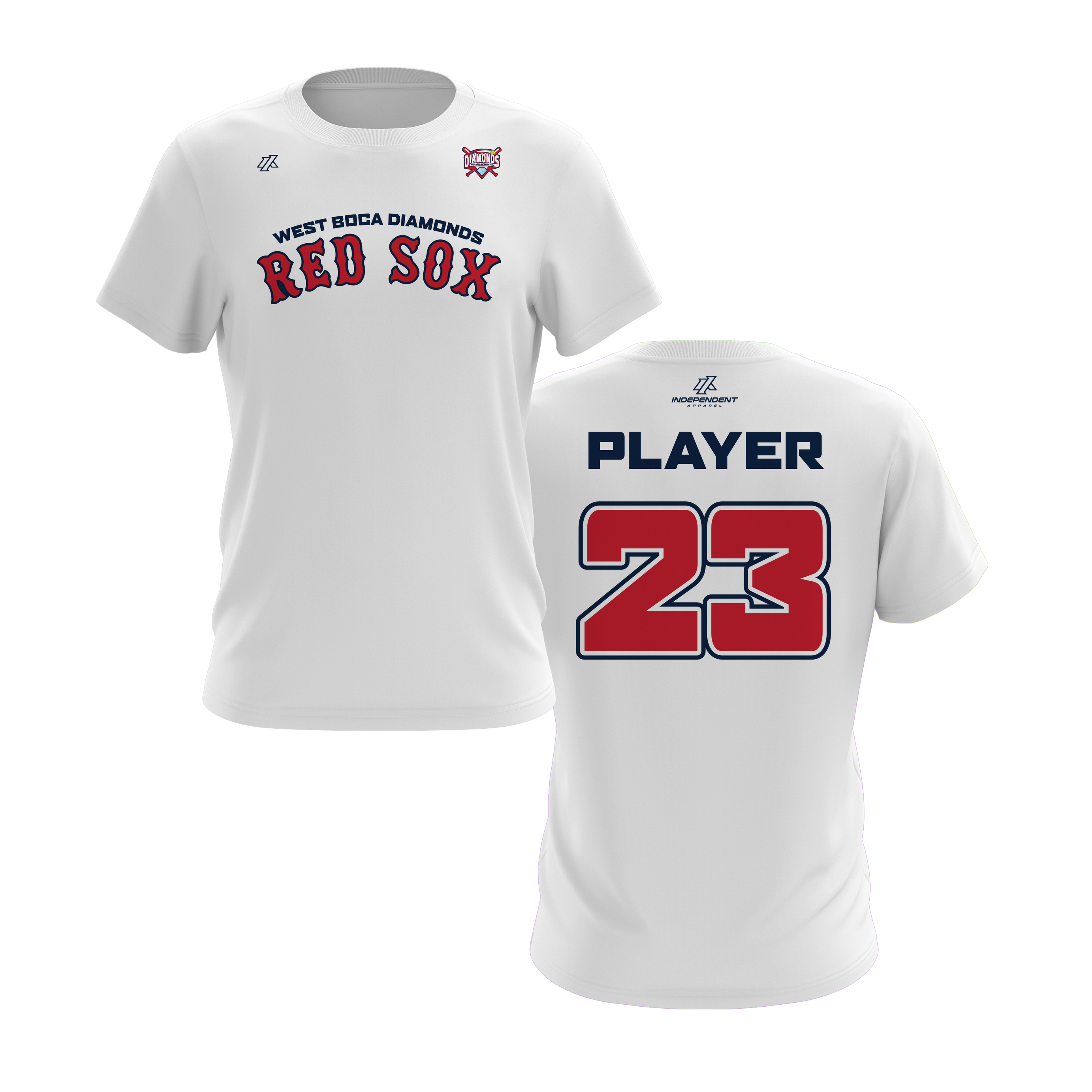 WBD Red Sox Logo Short Sleeve Shirt