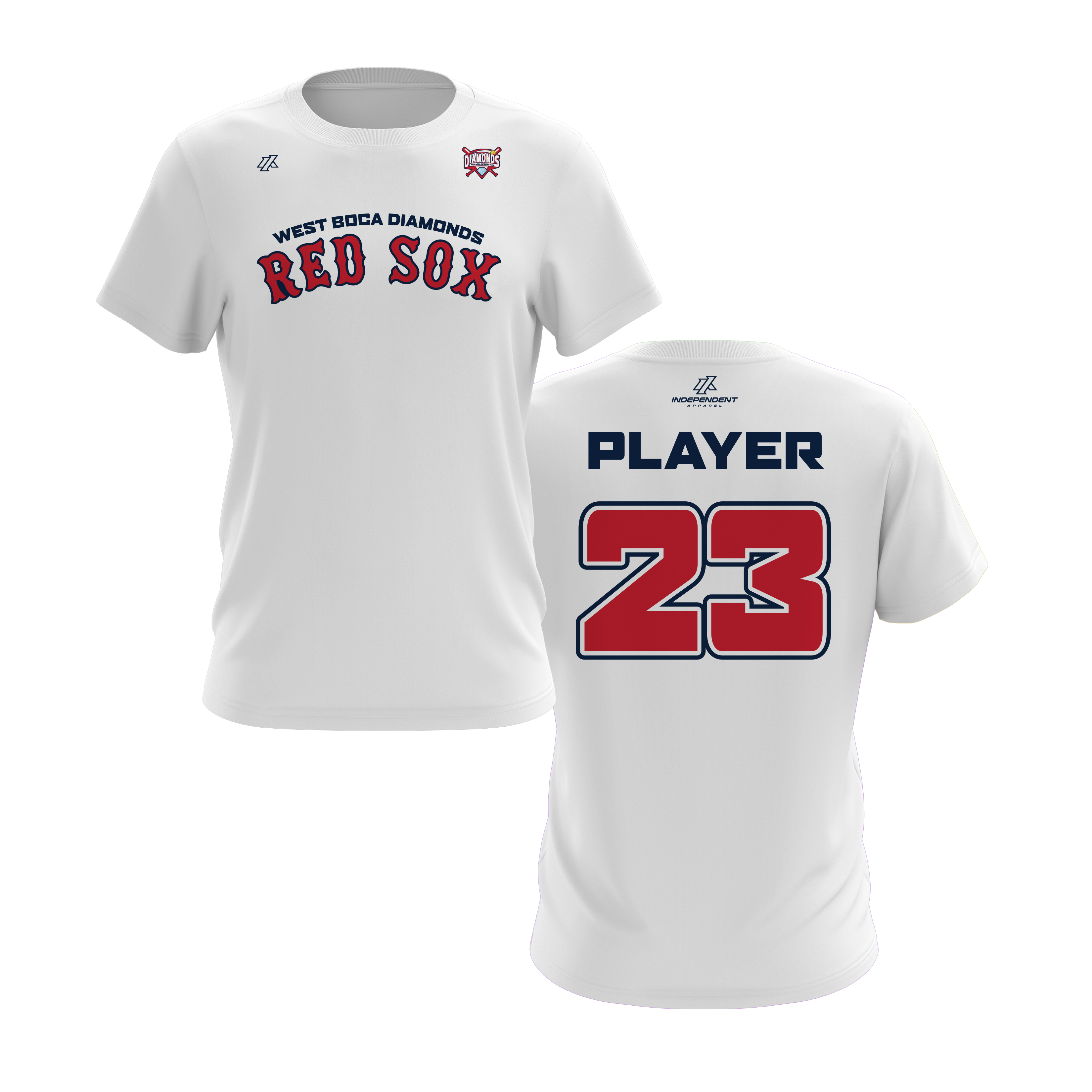 WBD Red Sox Logo Short Sleeve Shirt