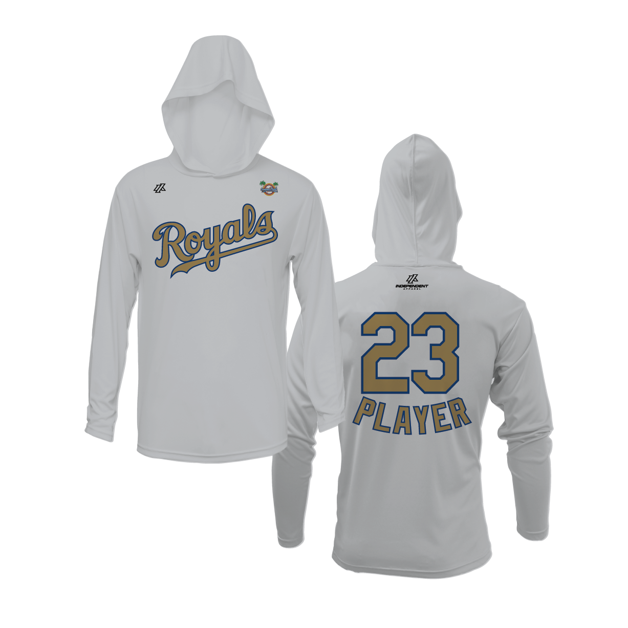 CCLL Royals Logo Lightweight Hoodie