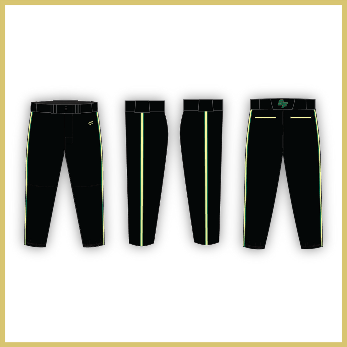 SF Bulls Spring 2026 Black Pants/Knickers (3-4 Week Turnaround Time)