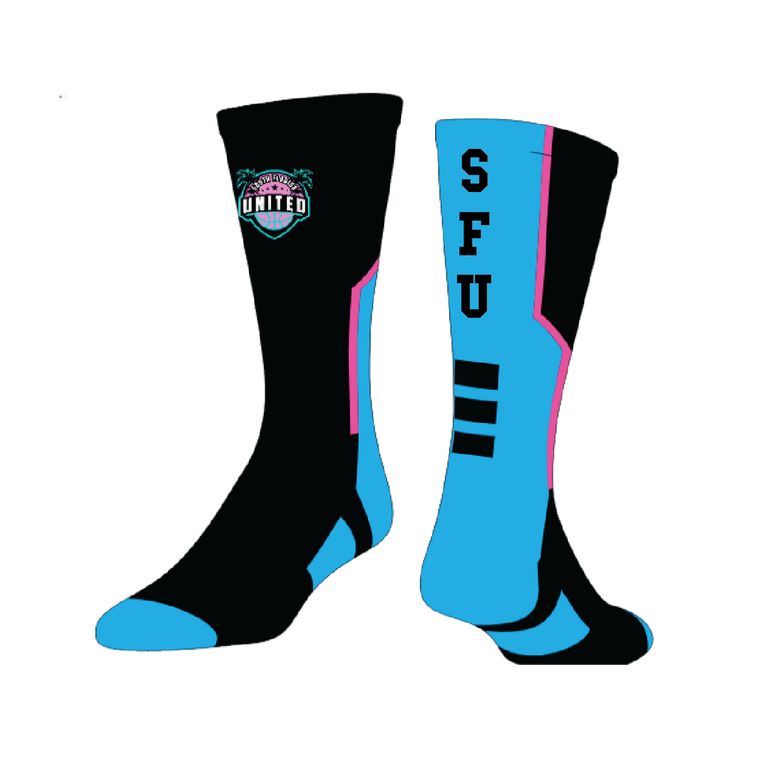 SFU Custom Vice Colors TCK Perimeter Calf Socks