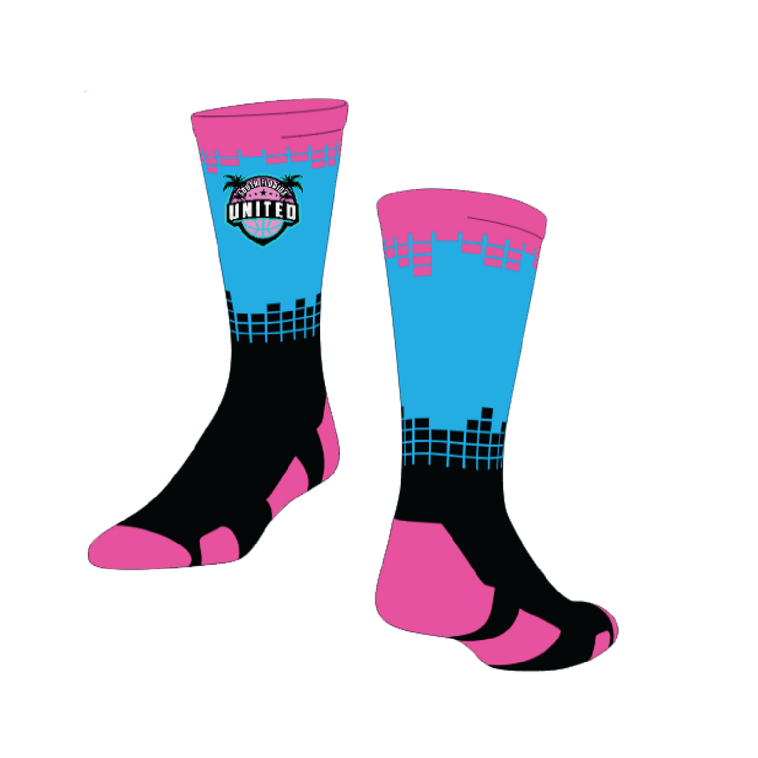 SFU Custom Vice Colors TCK Frequency Calf Socks