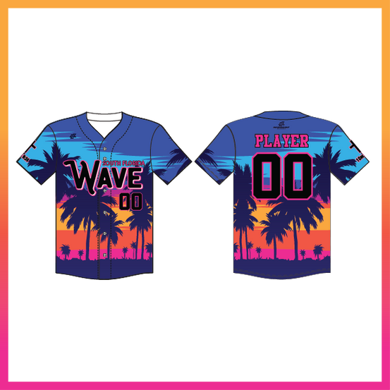 SF Wave Full Button Custom Jersey (3-4 Week Turnaround Time)
