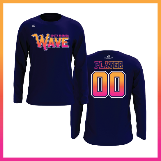 SF Wave Logo Long Sleeve Shirt