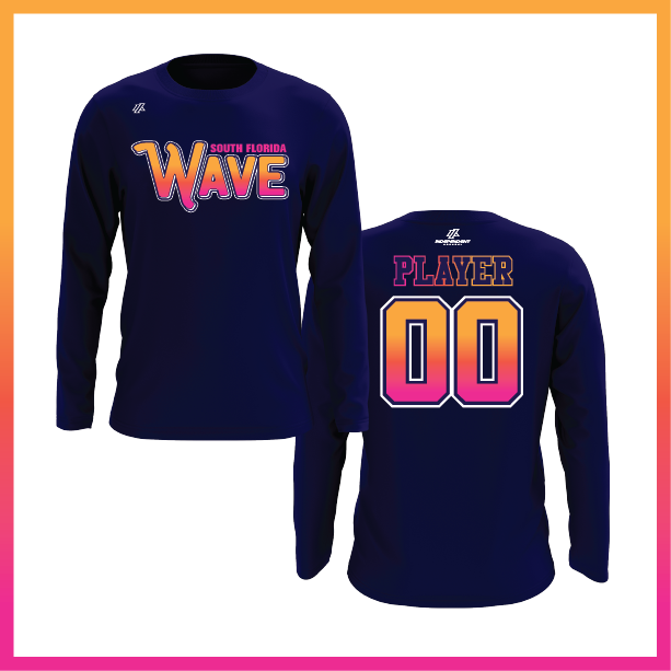 SF Wave Logo Long Sleeve Shirt